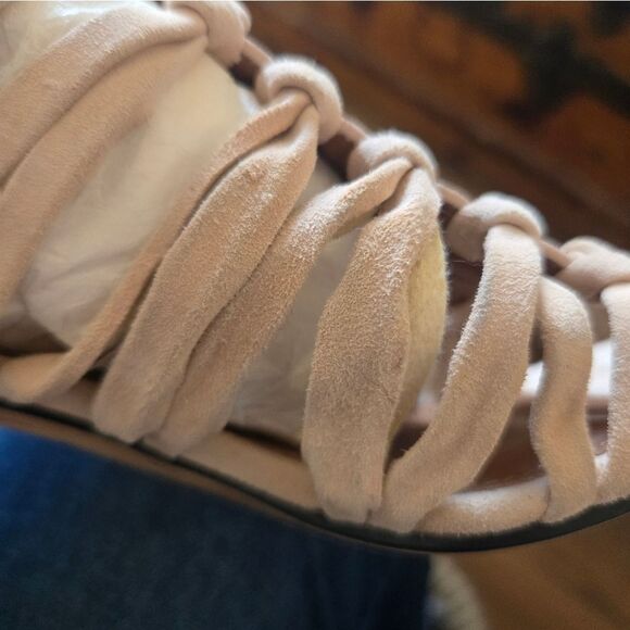 Givenchy Peep Toe Suede Heels - Picture 12 of 13